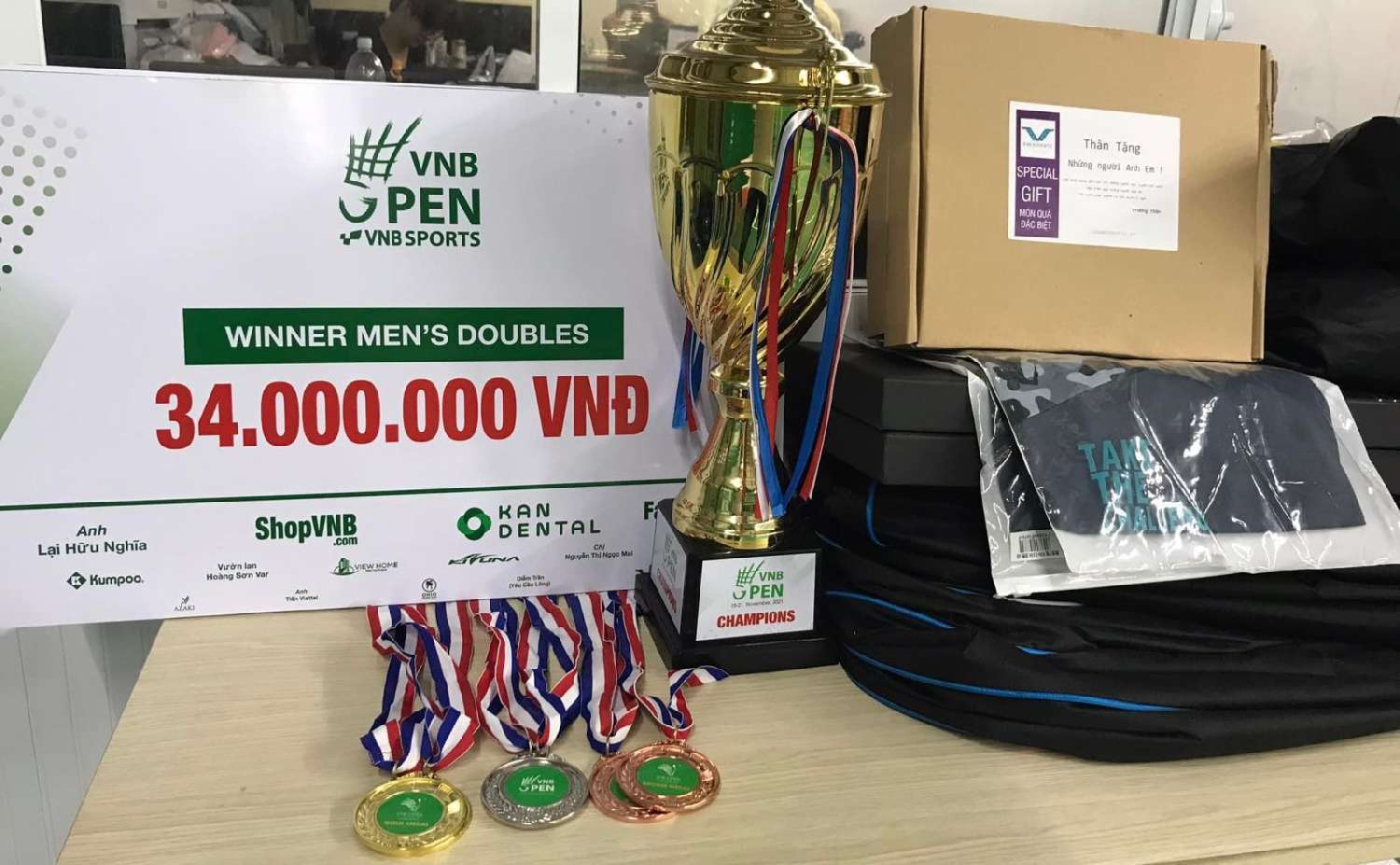 Tổng kết ngày thi đấu Tứ Kết - Bán Kết - Chung Kết giải cầu lông VNB Open lần 1 2021